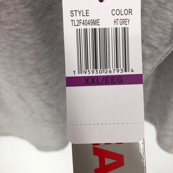 32 Degrees Heat Womens Cowl Neck Sweatshirt XXL Heather Grey Pullover NWT - Picture 8 of 11